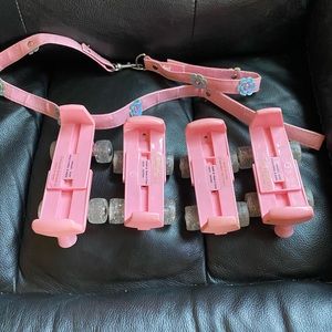 Build-A-Bear Roller Skates and Leash and Collar